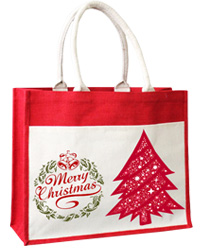 Christmas Burlap Bags