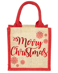 Christmas Burlap Bags