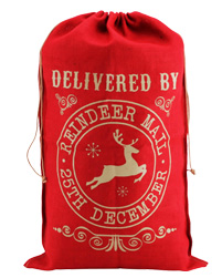 Burlap Christmas Santa Sack
