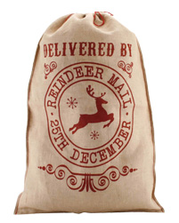 Christmas Burlap Sacks