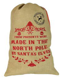 Christmas Burlap Sacks