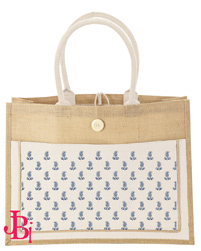 Indian Traditional Print Jute Shopping Bag Manufacturers