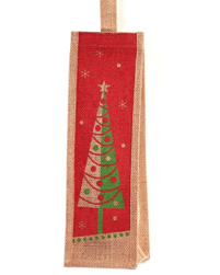 Jute Wine Bottle Bags