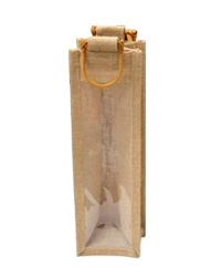 Jute Wine Bottle Bags