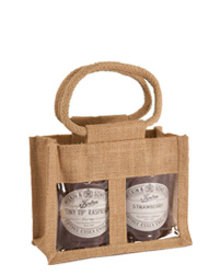 Jute Wine Bottle Bags